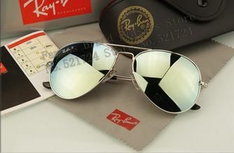 Ray Ban Aviador Prata Espelhado ...