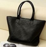 Bolsa de couro preto