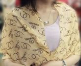 Lenço chanel, de seda