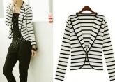 blazer listrado