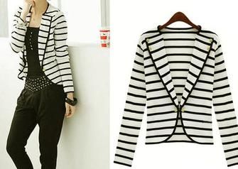 blazer listrado